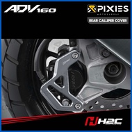 ━ ▰ ◠ H2C REAR CALIPER COVER for HONDA ADV 160 / PCX 160