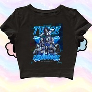 STARPERSON | TWICE 5TH WORLD TOUR CROP TOP READY | GRUNGE | Y2K | METAL METAL | VINTAGE VINTAGE VINT