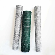 Green Color PVC Coated Hexagonal Poultry Netting Chicken Wire Mesh