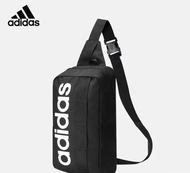 ADIDASอักษรปักลายกีฬาสบายๆป่ากระเป๋าคาดเอว กระเป๋าคาดอกใบใหญ่ กระเป๋าแฟชั่นงานดีมาใหม่