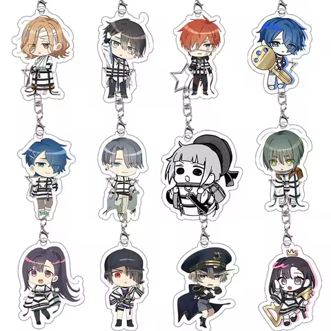 MILGRAM Acrylic Keychain Fuuta Kajiyama Haruka Sakurai Bag Pendant Shidou Kirisaki Game Anime Cartoo