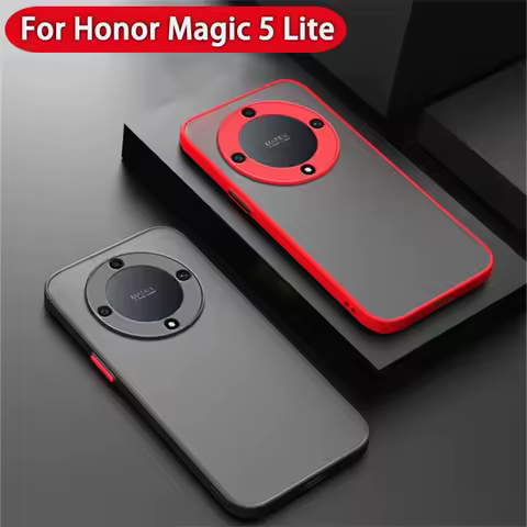 Shockproof Armor Matte Case For Honor Magic 5 Lite 90 Lite X9A X8A X8 5G X7 X9 Soft Bumper Case For 