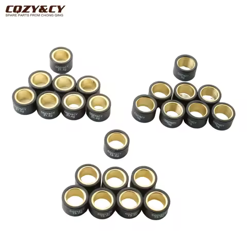 8pc Variator Racing Roller Weights 15g 18.6g 21.4g 25x17mm For Piaggio Beverly Tourer Eu3 400 X Evo