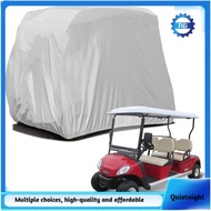 [Quietnight.my]4 Passenger Golf Cart Cover 210D Oxford Waterproof Dustproof Roof Enclosure Rain Cove