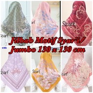 JUMBO CATALOG 1 | Voal Syar'i hijab with jumbo motif, size 130x130cm