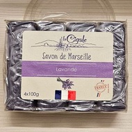 全新 法國 La Cigale馬賽皂 香皂 薰衣草 100g×4 共1組