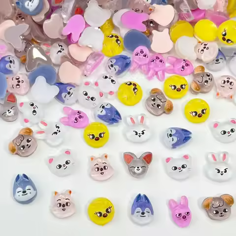 20pcs SKZOO Mini 3D Stickers, Stray Kids Animal DIY Decals, Cute Phone Case Decor, Waterproof Vinyl 