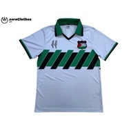 Baju Lelaki Putih Jersey Viral Retro Collar FC Palestina Palestine White Italian Retro Football Baju Lelaki Collar Retro Jersey Collar Murah Jersey Retro Football Baju Lelaki 2023