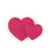 Double love embroidery patch embroidery patch iron on patch custom embroidery patch
