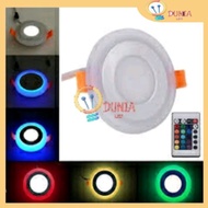 Panel Down light LED RGB 6+3 Watt Round With Remote