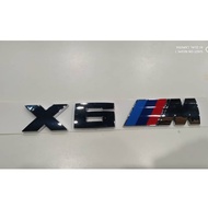 [READY STOCK ] BMW X6 M Emblem Logo Chrome | BMW X6M Logo