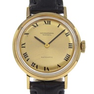 【日本直送】IWC 萬國錶 Old Inter 古董錶 Cal.44 2298 不鏽鋼 x 壓紋皮革 自動上鍊 【二手】