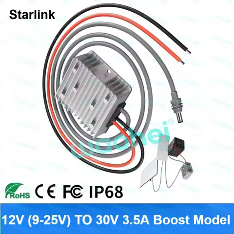 12V 24V to 30V 3.5A 57V 4.5V DC-DC Step-up Module Booster with DC power cord Step Up Power Cord Star