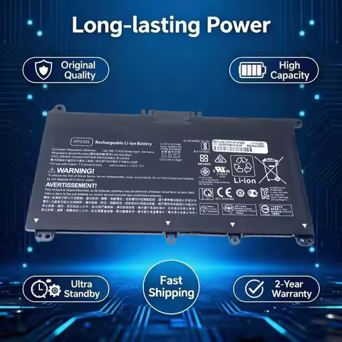 New Original Battery HT03XL For HP Pavilion 15-CS0037T 14-CE0034TX 14-CE0025TU 250 255 G7 L11119-855