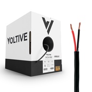 Voltive 16/2 Speaker Wire - 16 AWG/Gauge 2 Conductor - UL Listed in Wall Rated (CL2/CL3) - Oxygen-Fr