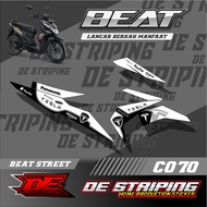 TESLA! STRIPING VARIASI STIKER BEAT STREET (C070) STICKER MOTOR RACING SEMI FULL VARIASI LIVERY STIKER KEREN 2021