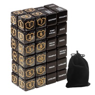 48 Pieces MTG Counter Keyword Counters Life Counter Tokens Dice Buff Tokens Compatible with Magic Ca