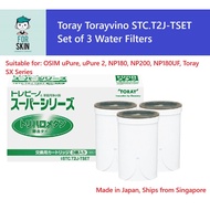 Toray Torayvino STC.T2J-TSET Water Filter - Fits OSIM uPure, uPure 2, NP180, NP200, NP180UF, Toray S