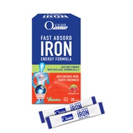 "OCEAN HEALTH" FAST ABSORB IRON ENERGY FORMULA 28 SACHETS