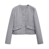 Gray Classy Blouse 76999 (VN)