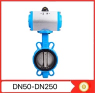 วาล์วผีเสื้อ powder phenumatic butterfly valve