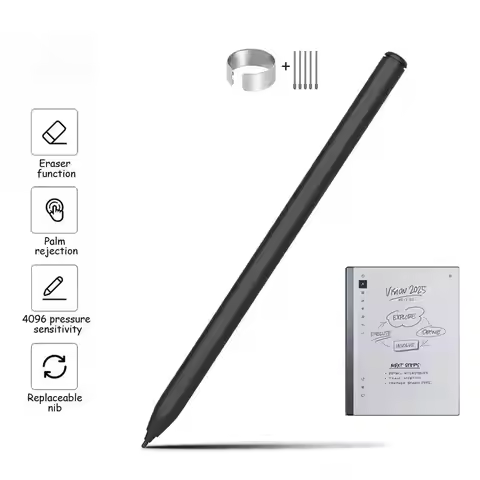 EMR Stylus Pen for ReMarkable 2 Samsung BOOX 4096 Pressure Sensitivity Eraser Palm Rejection Tilt Se