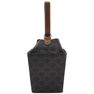 【日本直送】CELINE Strap Box 手提包 Triomphe 197142BZJ PVC 黑色/棕色 女性【二手】