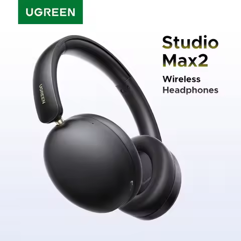 UGREEN Studio Max2 Wireless Bluetooth Headphones, 80H Playtime, HiFi Stereo Over Ear Headphones with