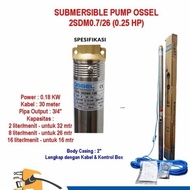 Pompa Air Celup satelit 1/4 PK 2" Pompa Submersible 2" 1/4 PK