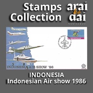 INDONESIA-Indonesian Air show 1986-FDC