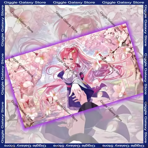 2mm Seamless Edges Lacus Clyne Playmat 600x350mm First Anniversary Player Battle Commemorative Mat C
