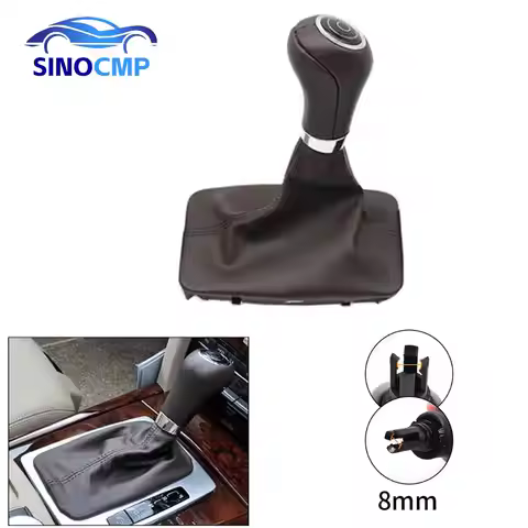A2042672310 Gear Shifter Knob W/ Boot For Mercedes Benz C Class W204 C204 W212 W207 X204 2007-2013
