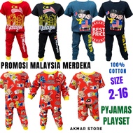 Merdeka: MERDEKA BOY'S SHIRT SIZE 2-16, BOY'S PLAYSET, BOY'S SHIRT, WOMEN'S BOYS' SHIRT, KID SLEEPWE
