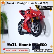 Wall Mount For Lego Technic Ducati Panigale V4 S (42202)