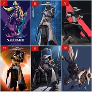 Cypher valorant Poster photo 3 a4 photos / Valorant strategy game cypher painting