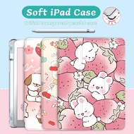 Ipad case\ trifold case with slot pen ipad air 5 case ipad 10 Air 4 3 2 1 gen 9 8 7 pro 11 inch Air