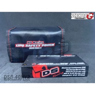 DS RACING COMBO SET BATTERY 2S 4000MAH HV 120C 7.6V WITH LIPO SAFETY POUCH – #DSB-40HV2 For 1/10 RC 