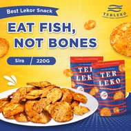 Terleko's Fish Crackers Snack/ Keropok Lekor Chips- 220G (Sira)
