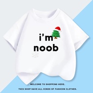 เสื้อยืดแขนสั้น Im Noob คริสต์มาส รุ่นเด็ก ใส่แล้วไม่มี Noob Christmas T-shirt