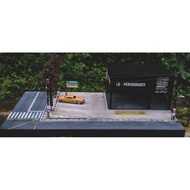 LBWK Showroom Diorama 1: Scale Diecast Hotweels Inno64 MiniGT