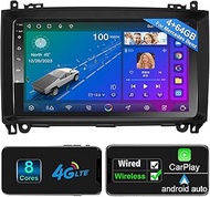 Android Car Radio Wireless CarPlay Android Car for Mercedes-Benz A Class/B Class / W245 Viano Vito W