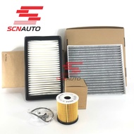 Combo 3 Piece Kia Sonet, Carens 2023 - now Engine Filter Air Conditioning Filter Charcoal Oil Filter