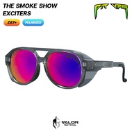 Pit Viper - The Smoke Show Exciters Polarized Z87+ Purple แว่นตากันแดด เลนส์คู่ ทรงคลาสสิก เหมาะสำหร