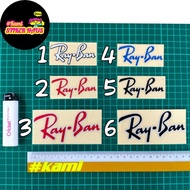 Ray Ban Sticker Cutting Overlapping Reflective #ray #ban #rayban