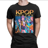 clu XP Kpop Demon Hunters short sleeve top Huntrix Girl T-Shirt Kpop idol group Mira Rumi Joey tee P