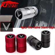 4pcs Vinfast Car Valve Caps Stem Case Covers Aluminum Wheel Valve Dust Caps Tyre Rim Stem Cover For 