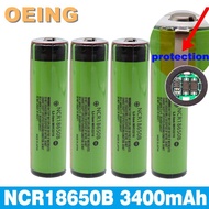 2021 Original Panasonic 18650 NCR18650B 3.7V 3400mAh Rechargeable Li-ion Battery with PCB - High Capacity Batteries for Sale