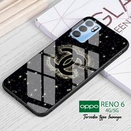 [SK221] Pasti laku Softcase Glass Kaca Oppo Reno 6 - Casing Hp Reno 6 - Case Handphone - Case Oppo Reno 6 4G/5G - Pelindung HP - Case oppo -  case vivo - case xiaomi - case realme - case iphone - case samsung - custom case - case keren