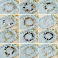 Original Design Natural Crystal Bracelet Good Luck Constellation Guardian Beads DIY 520 Girlfriend G