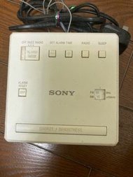 Sony 收音機 有燈 有鐘